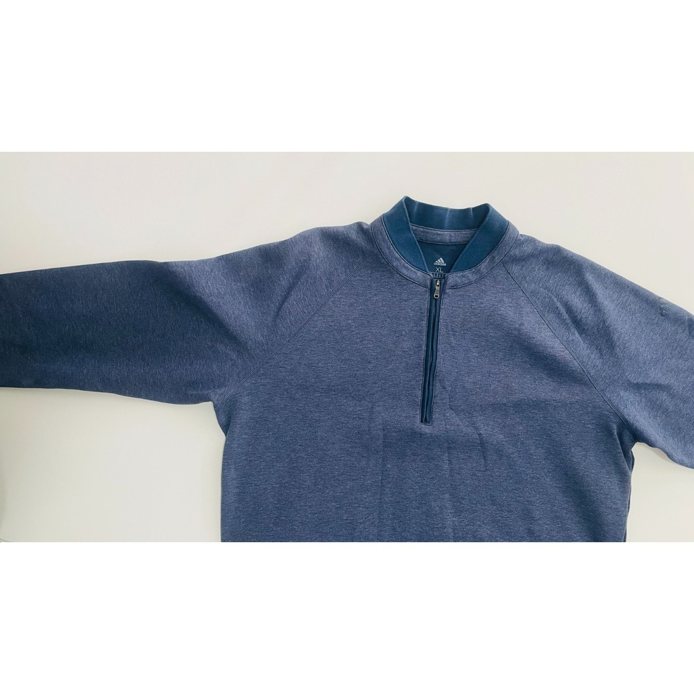 Adidas navy blue Mens golf 1/4 zip XL